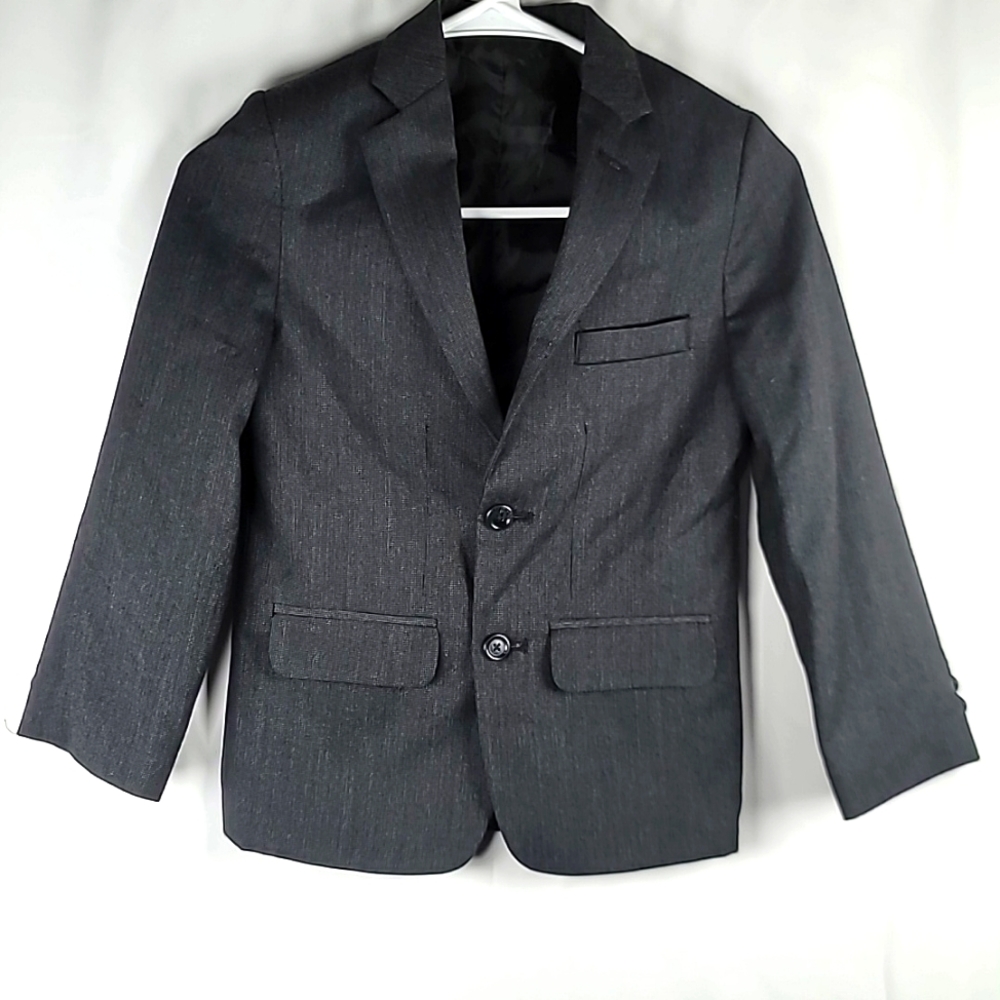 NWOT Boy's Size 8 Regular Gray Calvin Klein Blazer